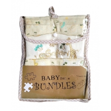 BABY BUNDLES 4 PACK ' SAFARI' BODY SUIT -- £5.99 per item - 3 pack